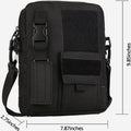 Waterproof Casual Outdoor Messenger Bag for Men – Adjustable Strap, Zipper Closure