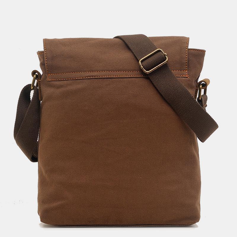 Large Capacity Retro Canvas Crossbody Bag for Women – Stylish & Practical Daily Tote