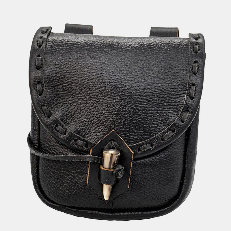 Renaissance leather belt pouch waist bag
