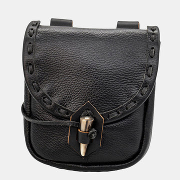 Renaissance leather belt pouch waist bag