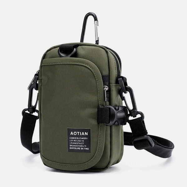 Waterproof Multifunction Solid Crossbody Bag – The Ultimate Daily Companion