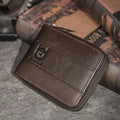 RFID Antimagnetic Vintage Genuine Leather Wallet