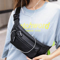 Waterproof Waist Bag for Men & Women – Large Chest Sling Bag with Adjustable Strap