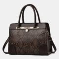 Vintage Women's Top - Handle Satchel Purses Work Tote Shoulder Bag with Long Strap