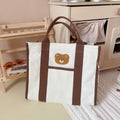 Functional Canvas Handbag – Mommy Bag, Tote Purse, Shoulder Bag