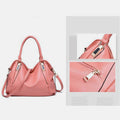 Women's Leather Tote Shoulder Bag | Top - Handle Satchel Hobo Purse