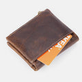 Multifunctional Double Zipper Vintage Wallet – Stylish and Practical