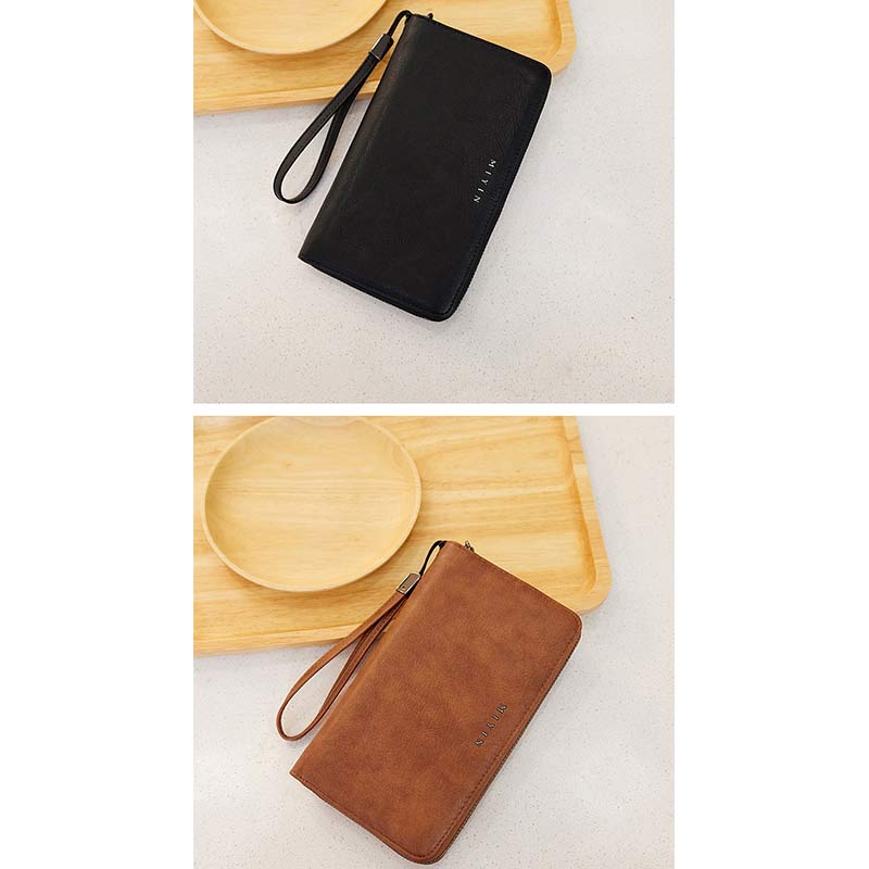 Women's RFID Blocking Zip Around Wallet - Large Long Wristlet Clutch