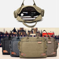 Messenger Bag for Men – Casual Canvas Multi - Pocket Crossbody Bag with Adjustable Strap