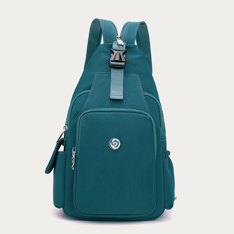 Multifunctional Sling Backpack for Women – Waterproof Nylon Crossbody Bag with Adjustable Strap for Daily Use
