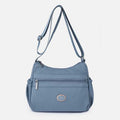 Multiple Color Crossbody Purse for Women - Large Nylon Commuter Bag