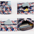 Large Capacity Waterproof Floral Crossbody Bag for Women – Stylish Shoulder Bag with Multiple Pockets