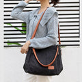 Large Capacity Casual Canvas Crossbody Bag for Women – Stylish & Practical