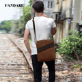 Business Messenger Canvas Shoulder Bag