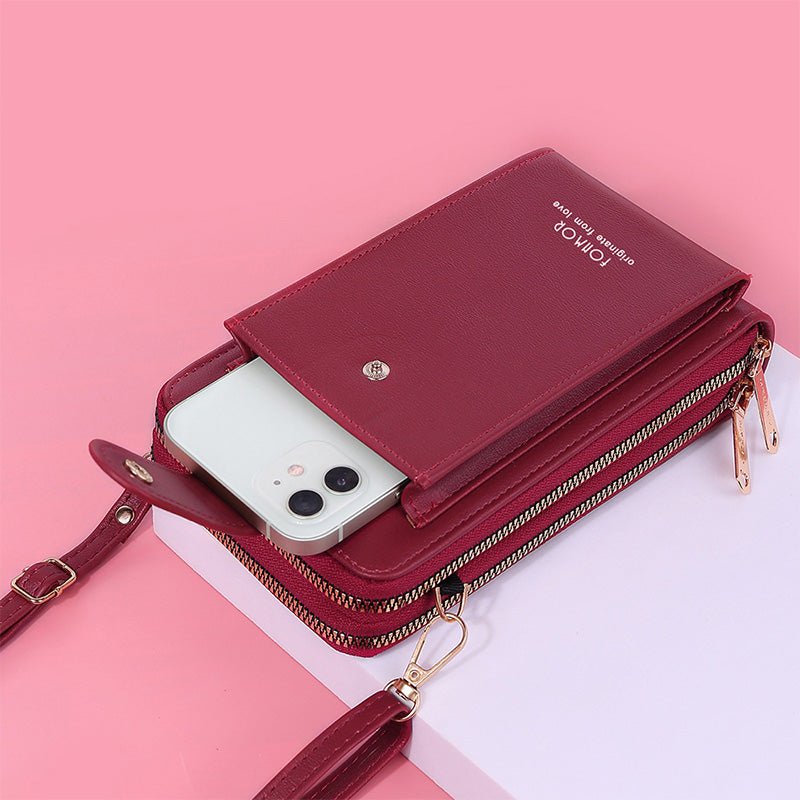 Crossbody Cell Phone Purse for Women Mini Messenger Shoulder Bag