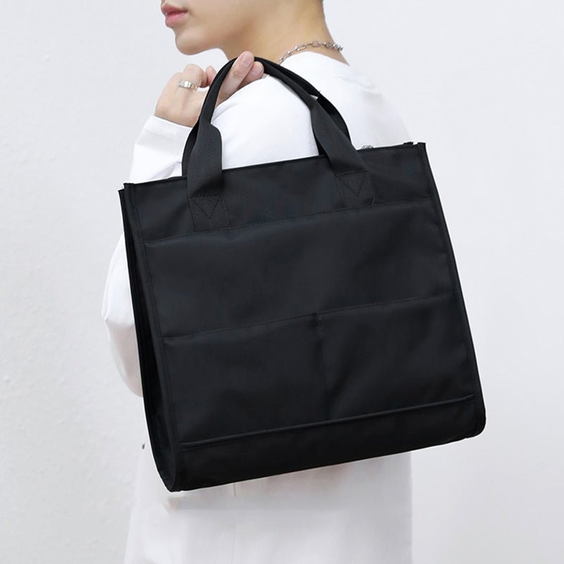 Unisex Lightweight Multi - Pocket Waterproof Tote Bag – Ideal for Daily Use, Travel & Business