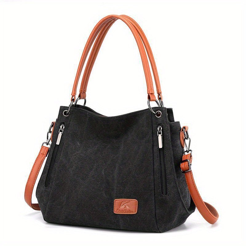 High - Quality Canvas Large Capacity Tote Bag – Perfect for Everyday and Travel