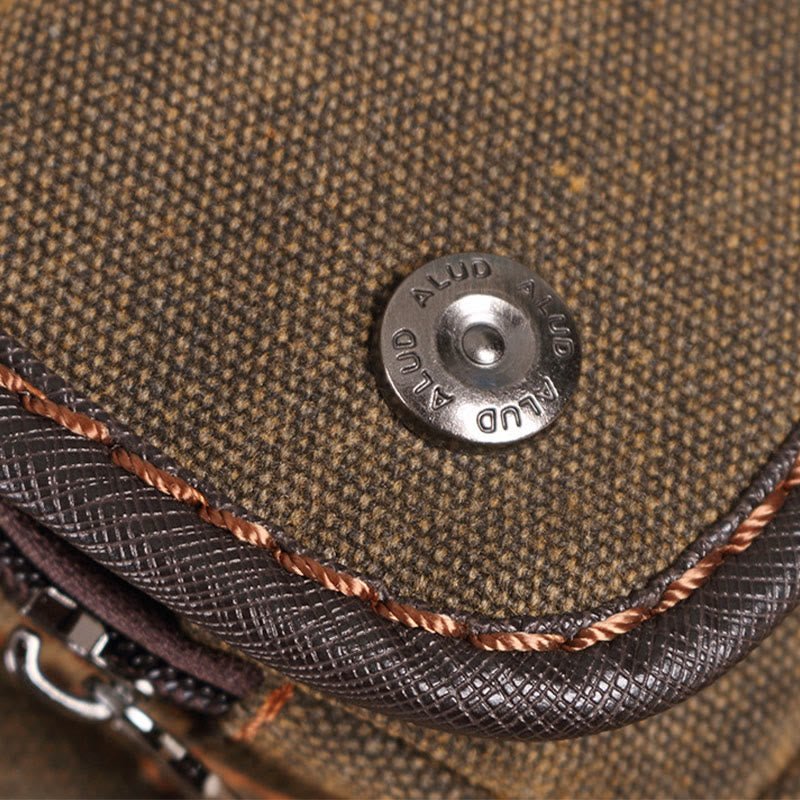 Durable Leg Bag for Men – Vertical Outdoor Sports Canvas Bag with Adjustable Strap