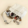 Utility canvas tote shoulder bag