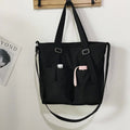 Waterproof Canvas Tote Bag for Women – Large Capacity Crossbody & Shoulder Bag for Students