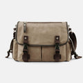 Canvas Messenger Bag for Men | Vintage Crossbody Laptop Briefcase