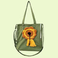 Pet Carrier for Small Animals - Travel Canvas Shoulder Bag with Cute Lion Design