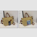 Simple Tote Bag for Women – Daily Portable Canvas Crossbody Bag
