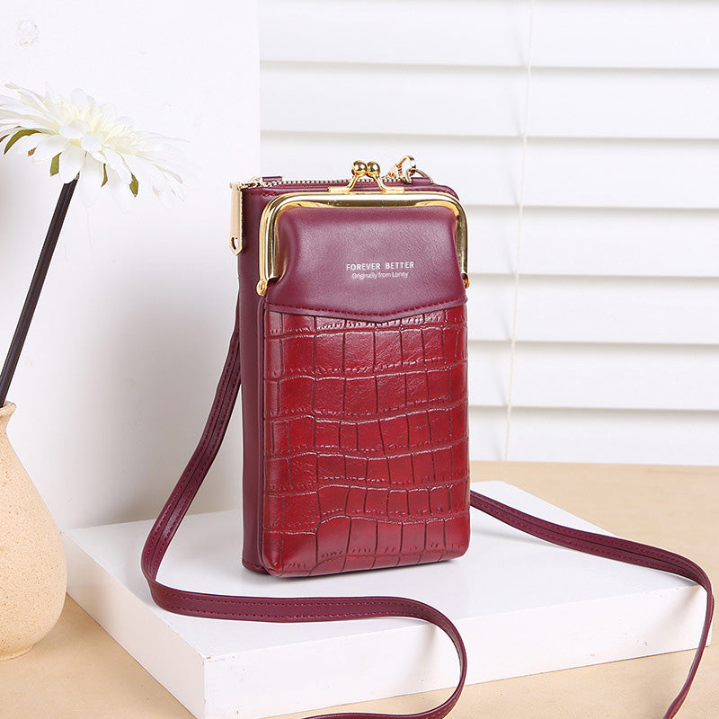Women's mini crossbody cell phone purse
