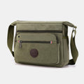 Vintage Canvas Messenger Bag – Large Capacity Shoulder Bag for Daily Use