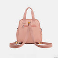 Multifunctional Lightweight Embossing Handbag – Crossbody & Backpack