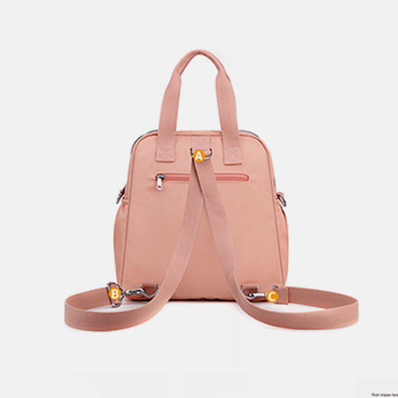Multifunctional Lightweight Embossing Handbag – Crossbody & Backpack