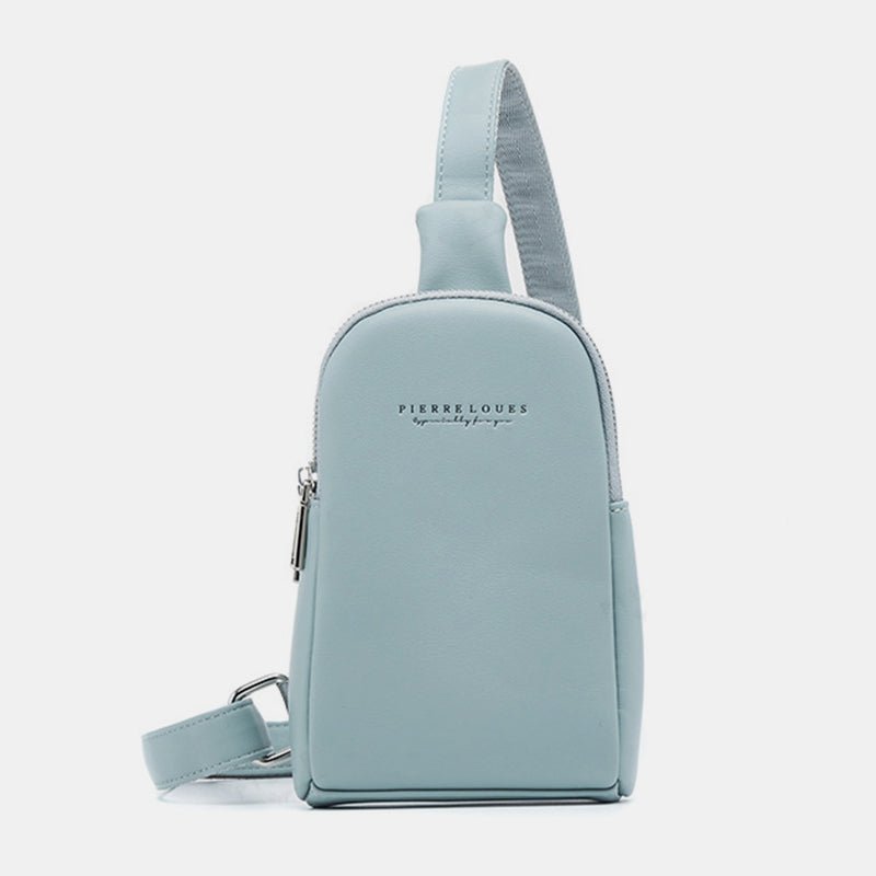 Lightweight Casual Sling Bag for Women – PU Leather Small Crossbody Backpack