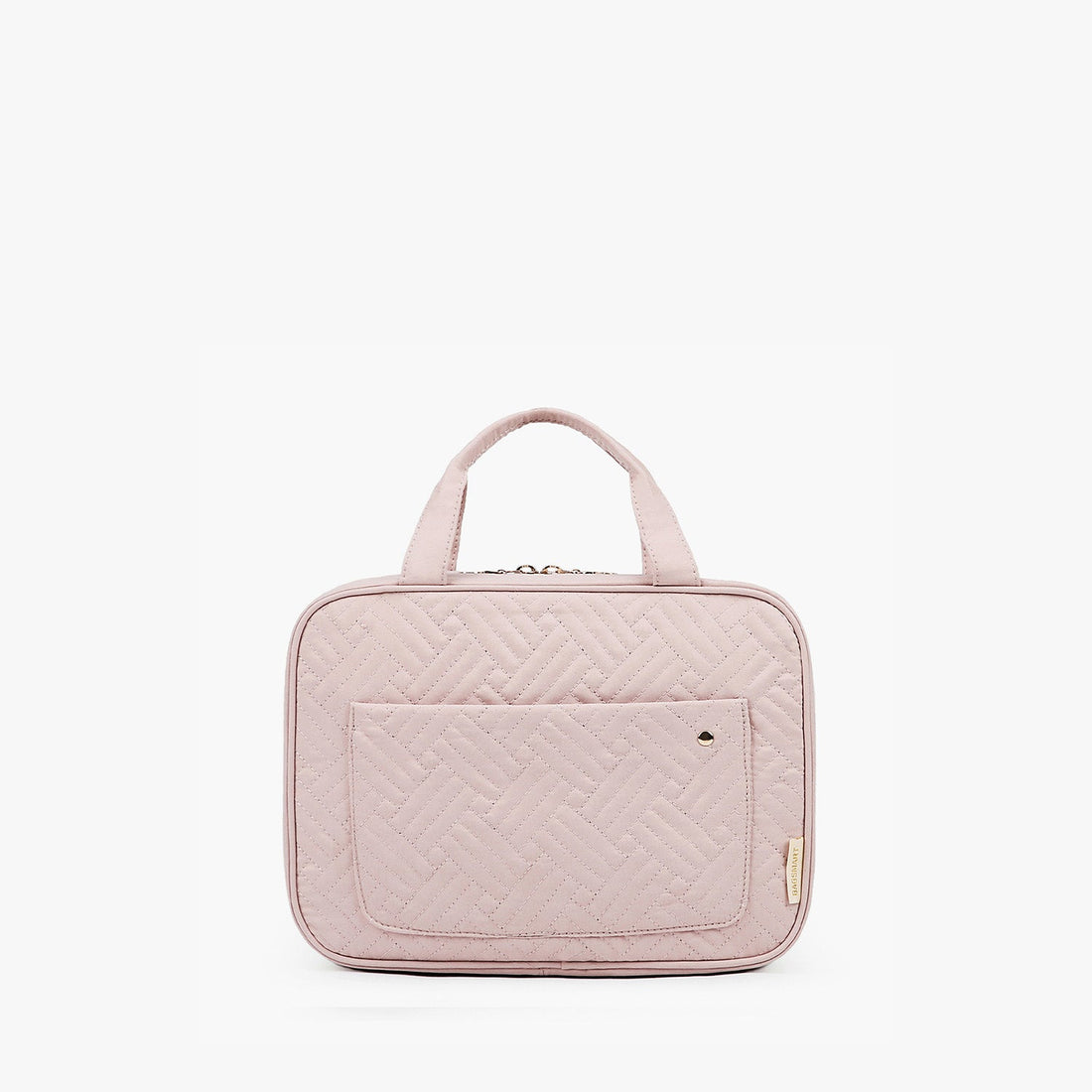 Pink hanging toiletry travel bag