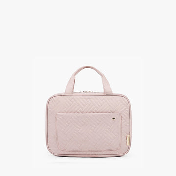 Pink hanging toiletry travel bag