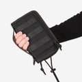Men's large capacity nylon zipper wallet