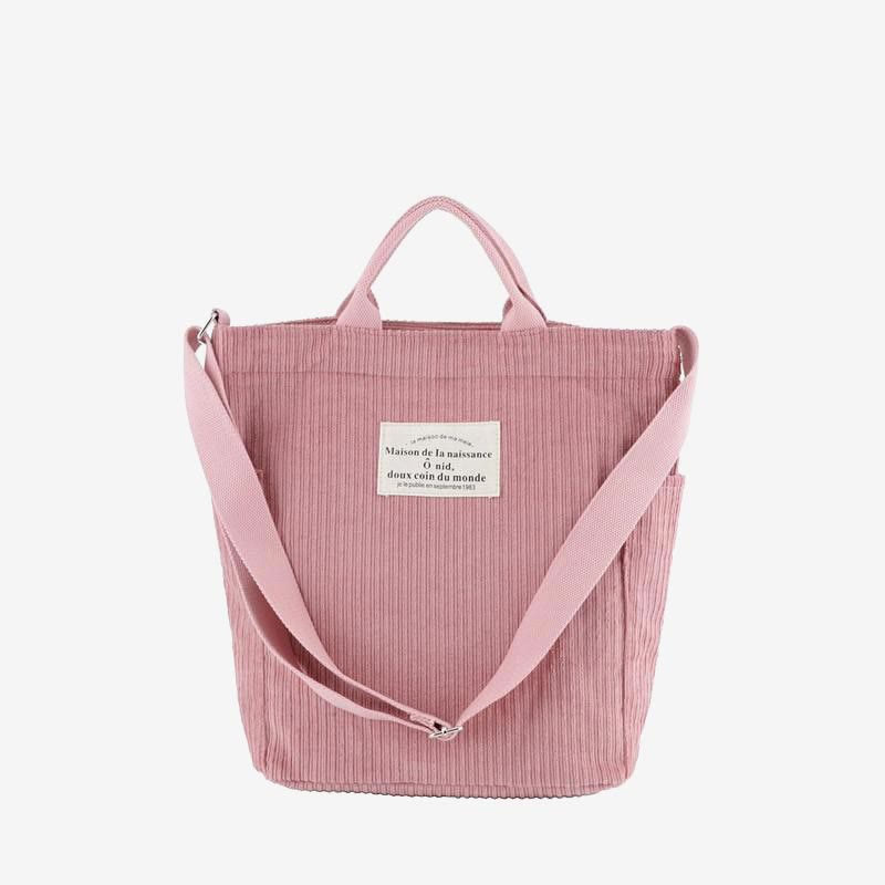Women's retro large canvas travel tote bag