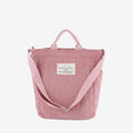 Women's retro large canvas travel tote bag