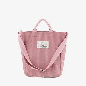 Women's retro large canvas travel tote bag