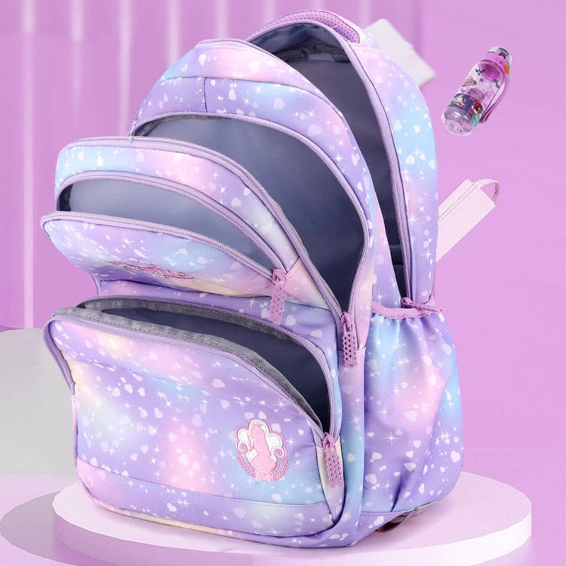 Durable Nylon Rolling Backpack for Kids – School Bag with Wheels, Adjustable Straps