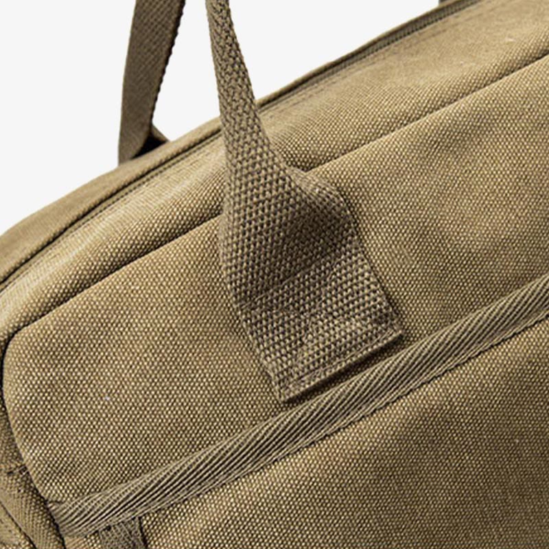 Messenger Bag for Men – Casual Canvas Multi - Pocket Crossbody Bag with Adjustable Strap