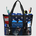 Large capacity mesh beach shoulder bag