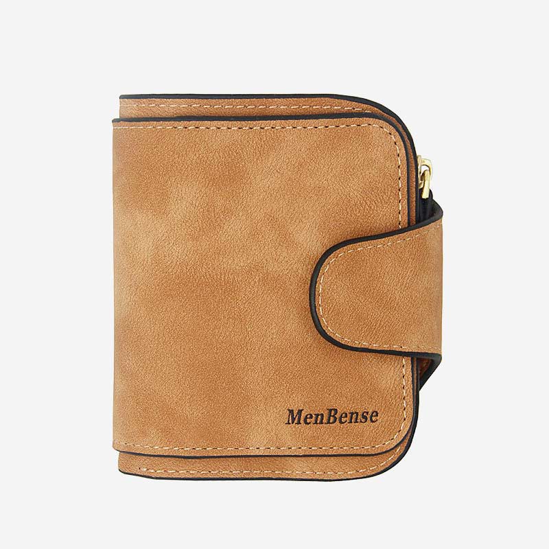 Small Wallet for Women – Multi - Slot Bifold Wallet with Zipper Pocket & ID Window