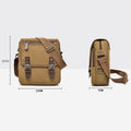 Retro Canvas Messenger Bag for Men – Crossbody Shoulder Bag for Business & Travel