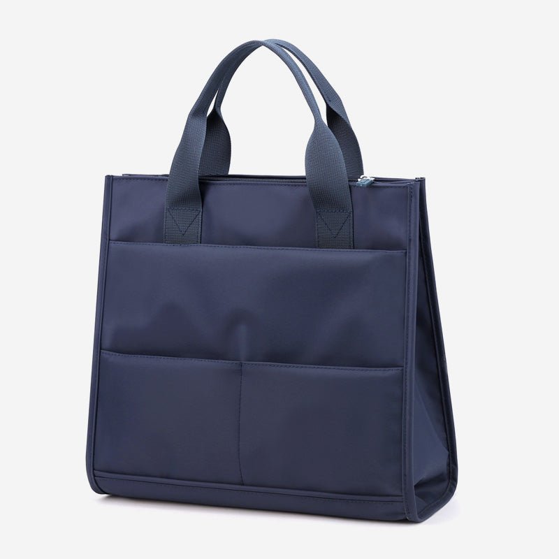 Unisex lightweight waterproof multi-pocket tote bag