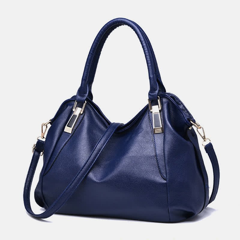 Women's Leather Tote Shoulder Bag | Top - Handle Satchel Hobo Purse