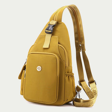 Women's waterproof nylon sling backpack