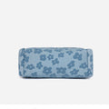 Floral Cute Printing Crossbody Purse – Large Canvas Handbag for Commuting