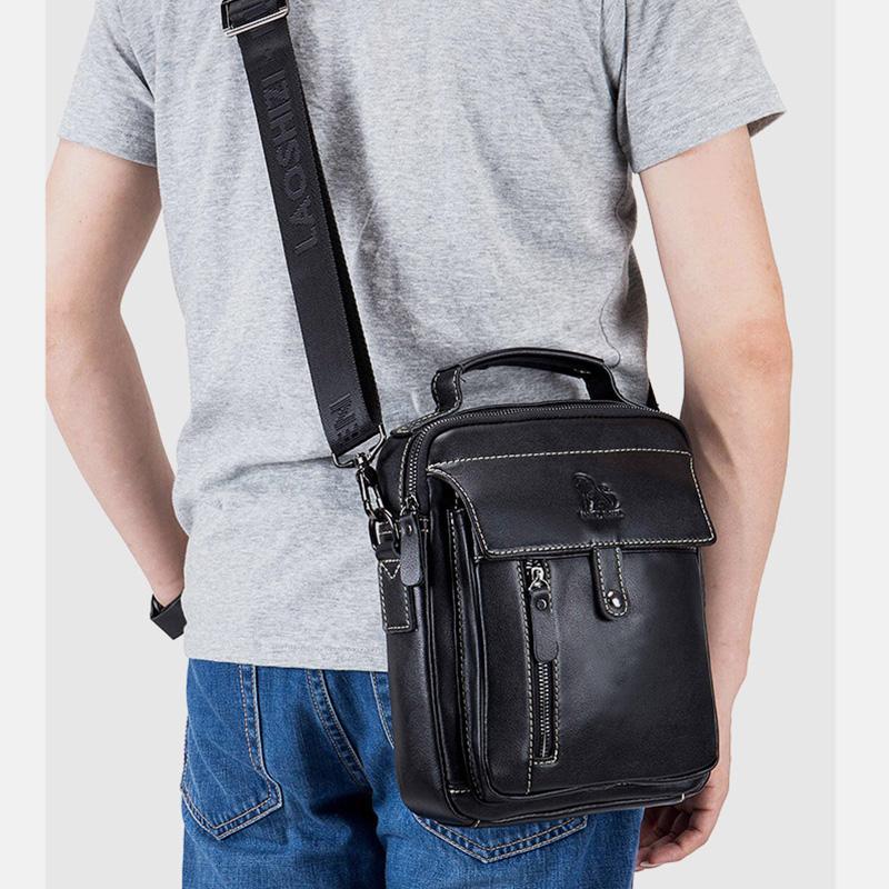 LargeCapacity RealLeather Multifunctional Crossbody Bag