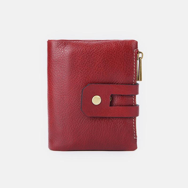 Multifunctional Double Zipper Vintage Wallet – Stylish and Practical