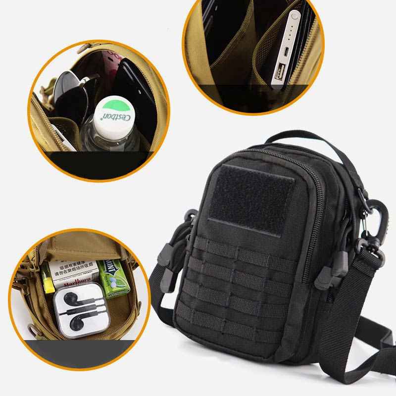 Men's 2-way waterproof outdoor messenger bag